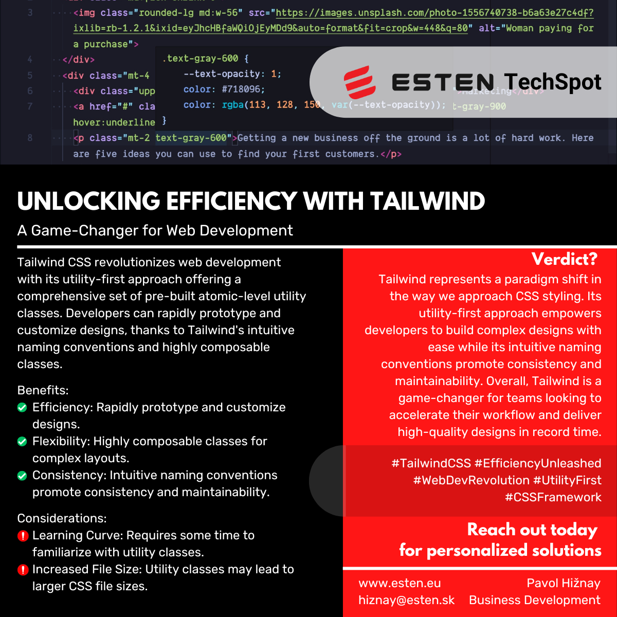 Unlocking Efficiency With Tailwind